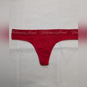 NWT Victoria's Secret Red Thong Panties, M